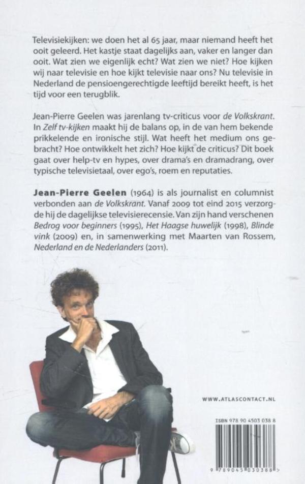 Achterkant van Zelf tv kijken
