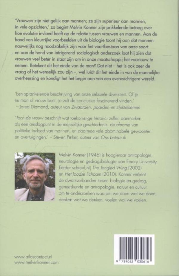 Achterkant van Toch de vrouw
