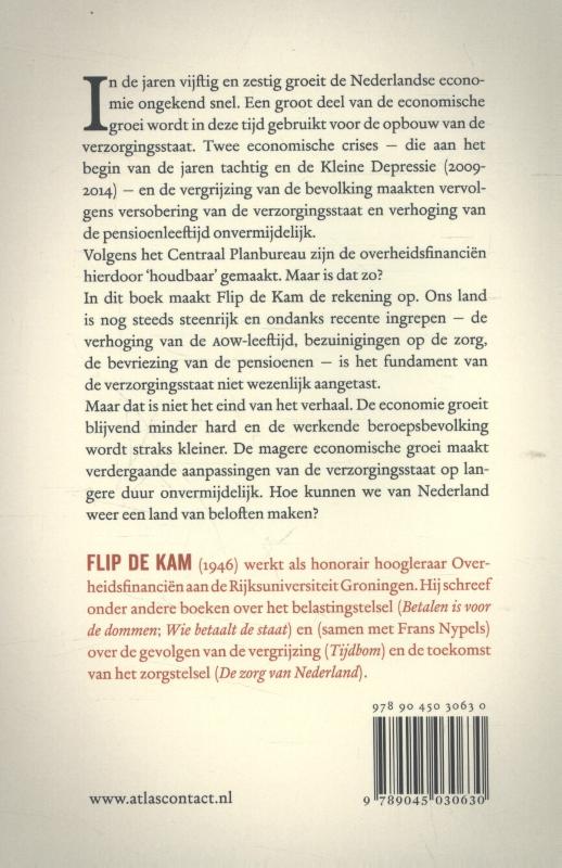 Achterkant van Het land van beloften