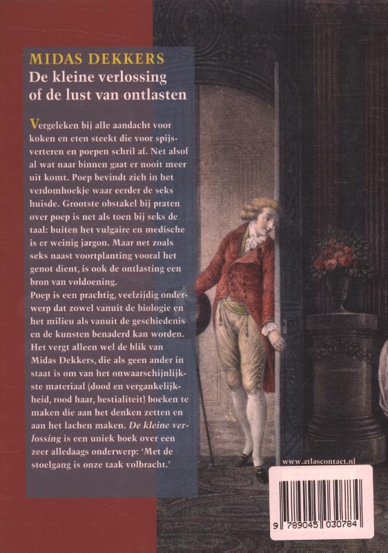 Achterkant van De kleine verlossing of de lust van ontlasten