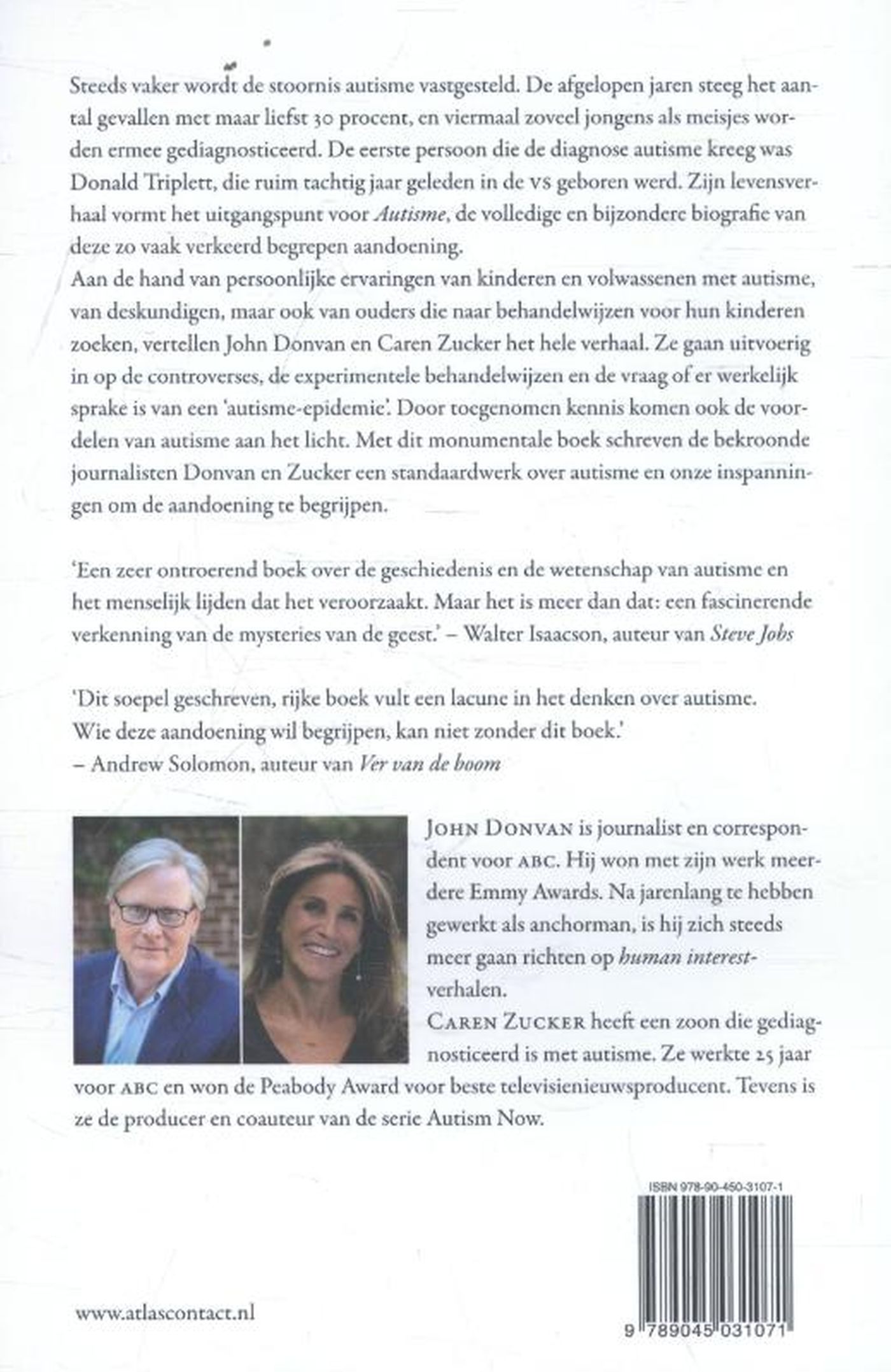 Achterkant van Autisme
