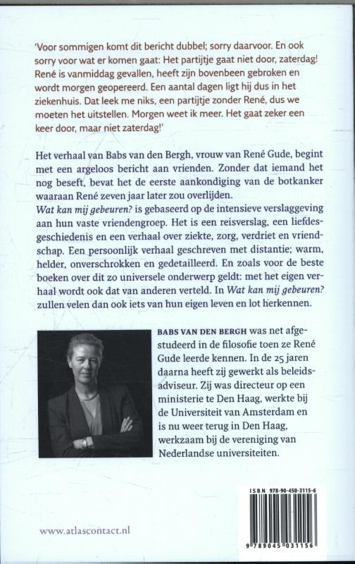 Achterkant van Wat kan mij gebeuren?