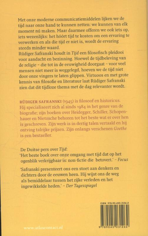 Achterkant van Tijd