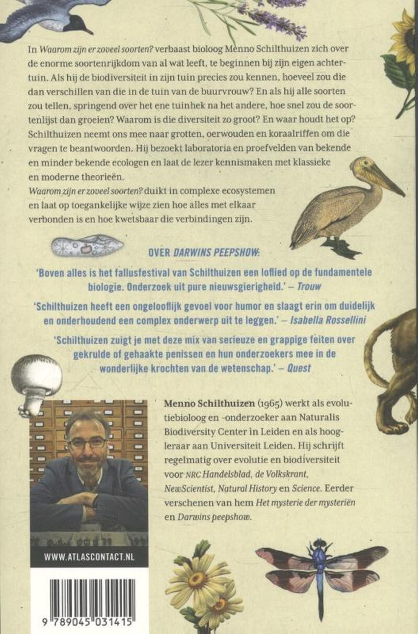 Achterkant van Waarom zijn er zoveel soorten?