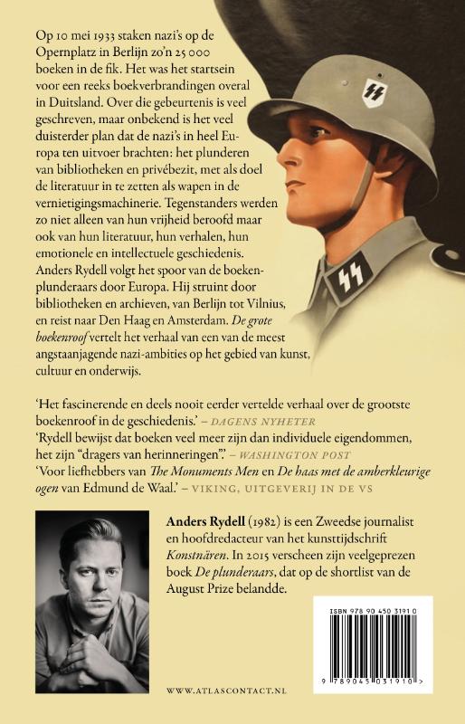 Achterkant van De grote boekenroof