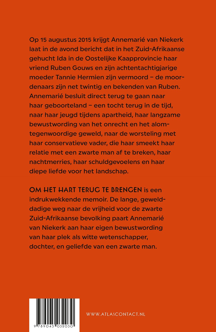Achterkant van Om het hart terug te brengen