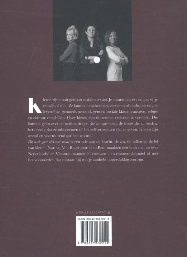 Achterkant van Dit boek gaat niet over mode