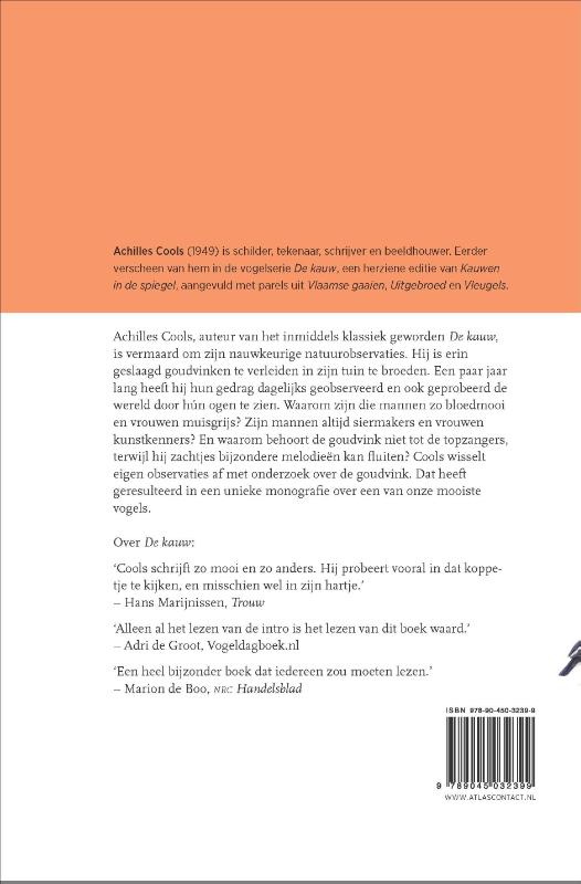 Achterkant van De goudvink