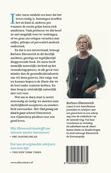 Achterkant van Oud genoeg om dood te gaan