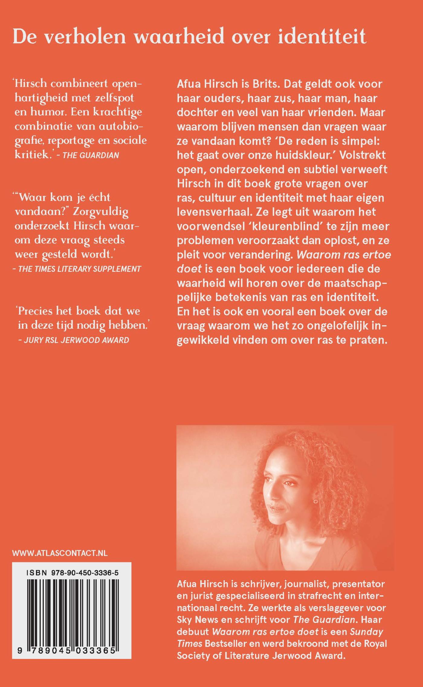 Achterkant van Waarom ras ertoe doet