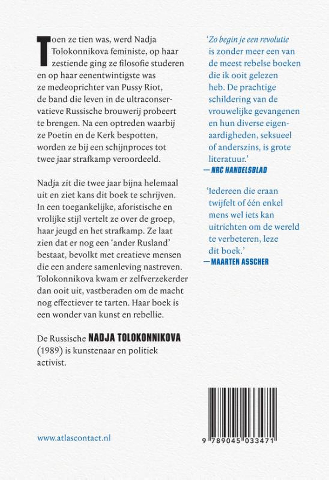 Achterkant van Zo begin je een revolutie