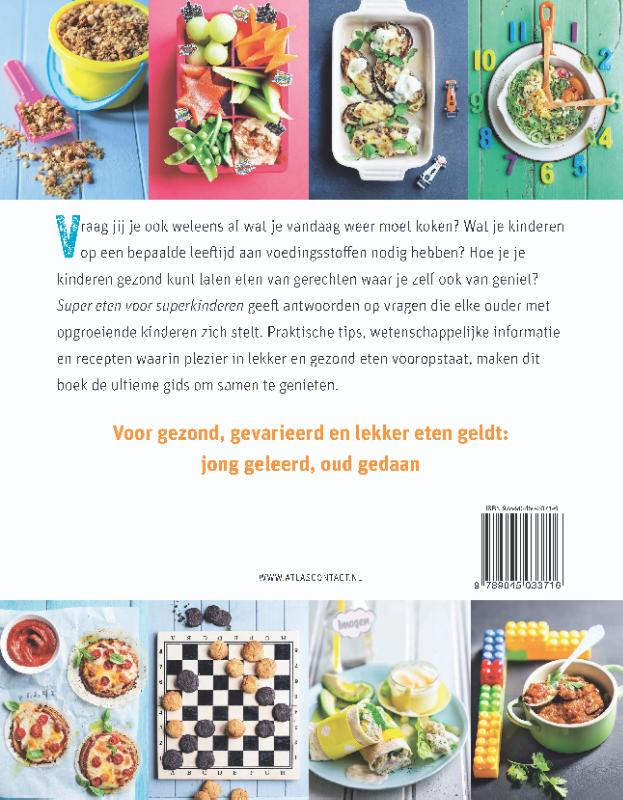 Achterkant van Super eten voor superkinderen