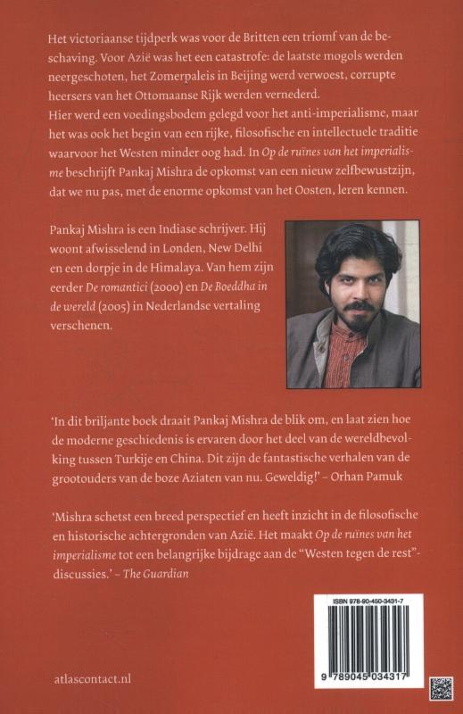 Achterkant van Op de ruïnes van het imperialisme