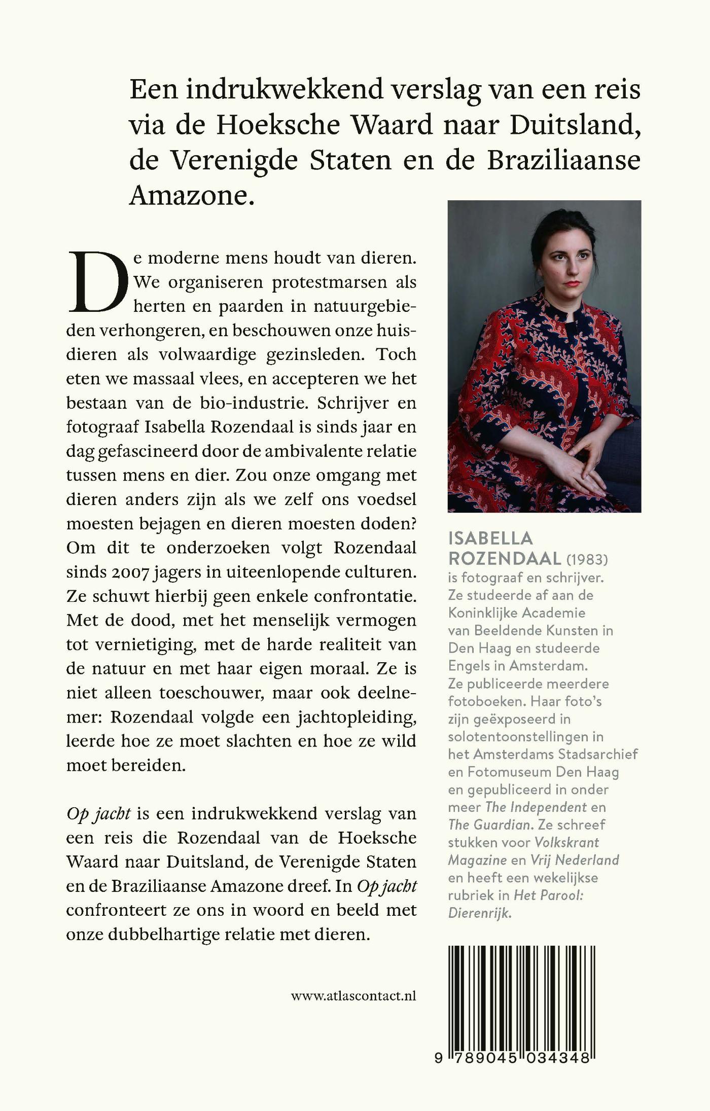 Achterkant van Op jacht