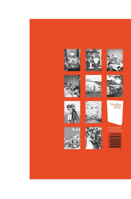 Achterkant van Gouden jaren boek