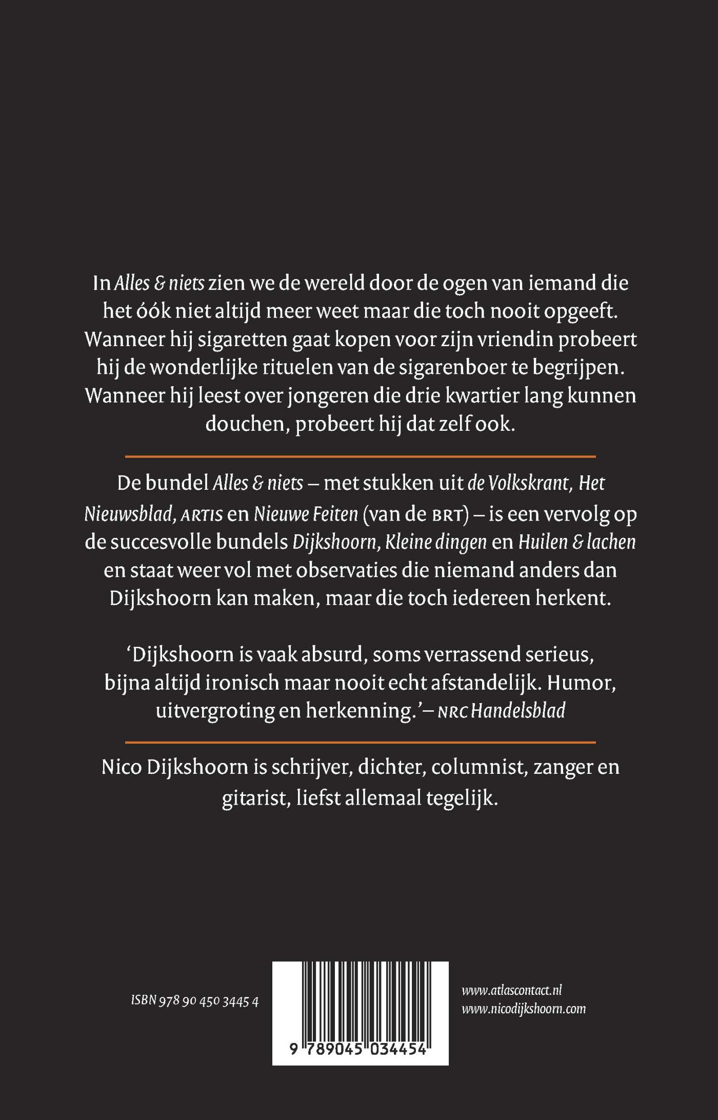 Achterkant van Alles & niets