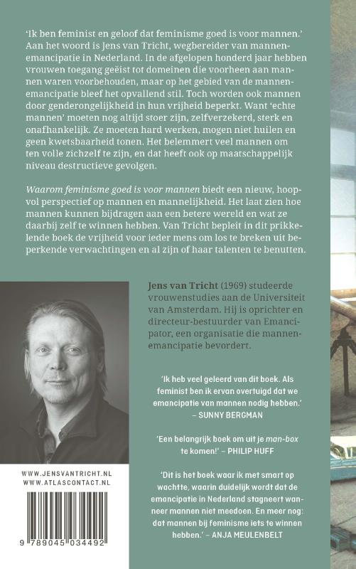 Achterkant van Waarom feminisme goed is voor mannen