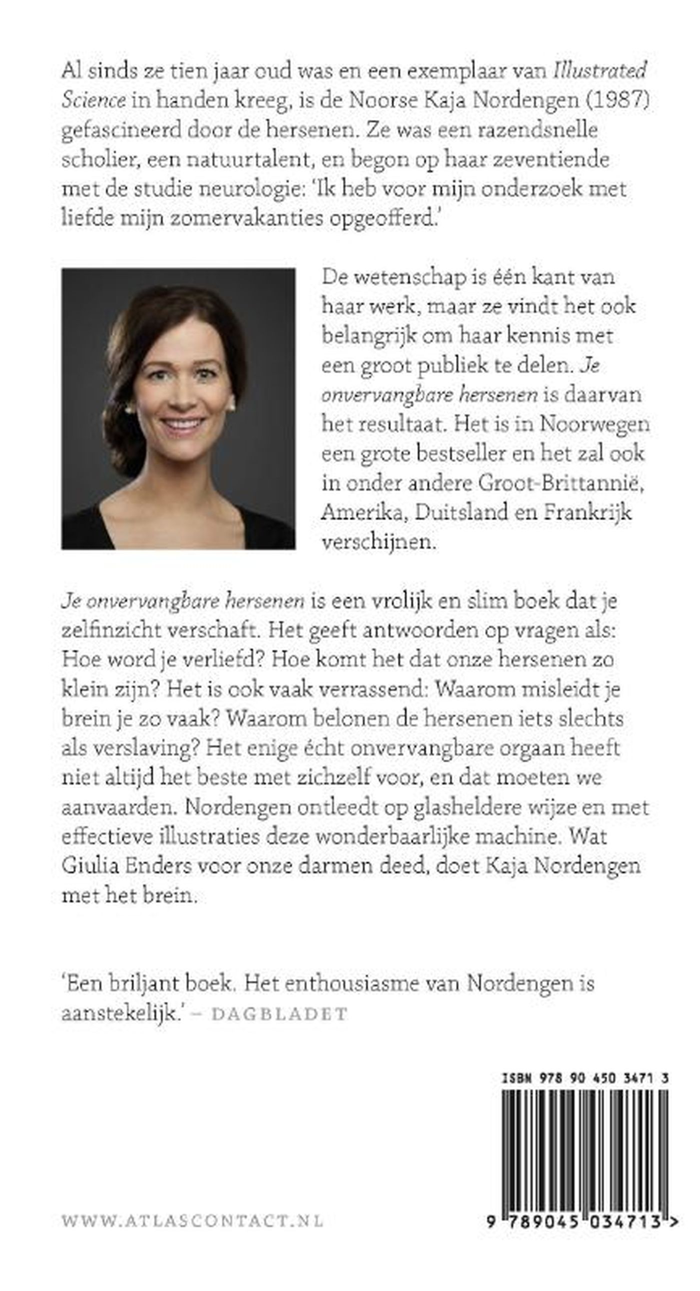 Achterkant van Je onvervangbare hersenen