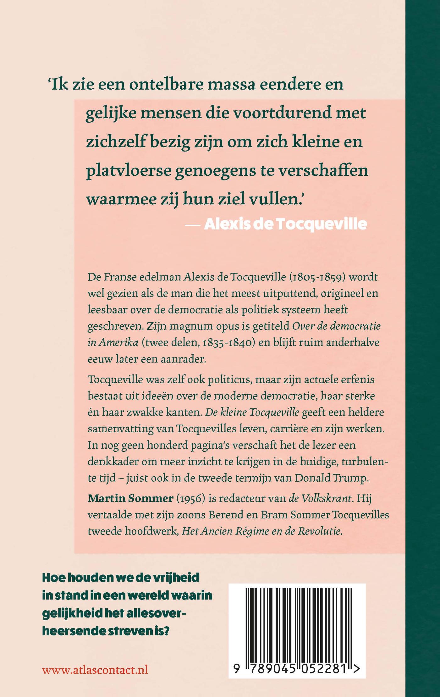 Achterkant van De kleine Tocqueville