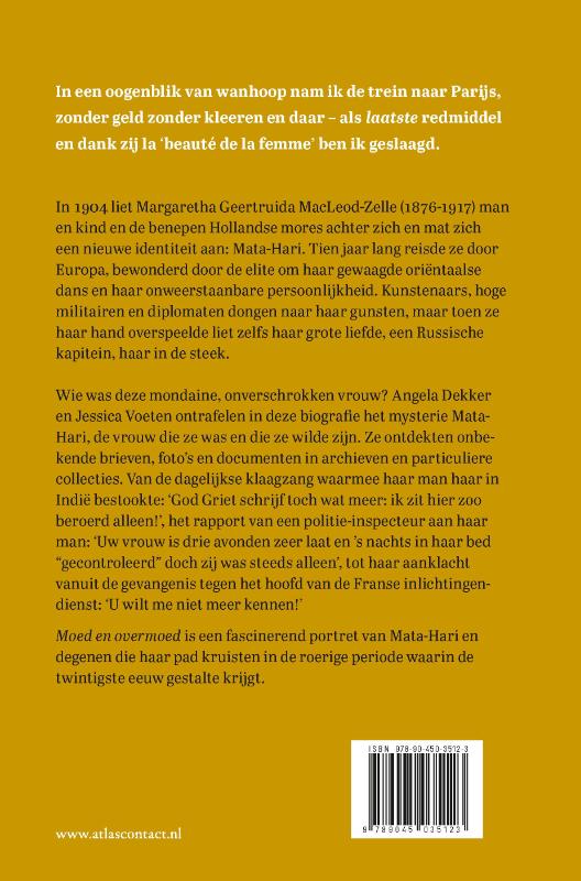 Achterkant van Moed en overmoed