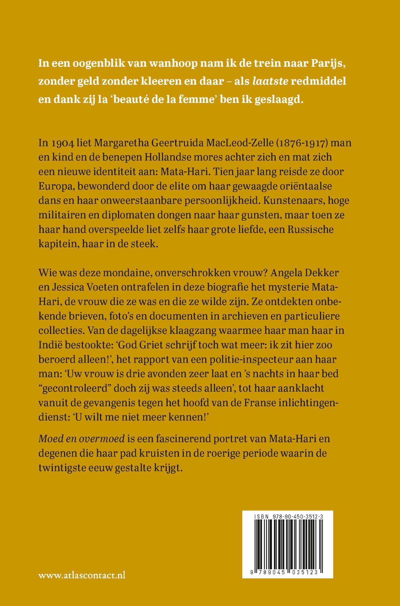 Achterkant van Moed en overmoed