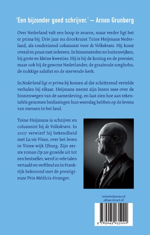 Achterkant van Nederland ligt er prima bij