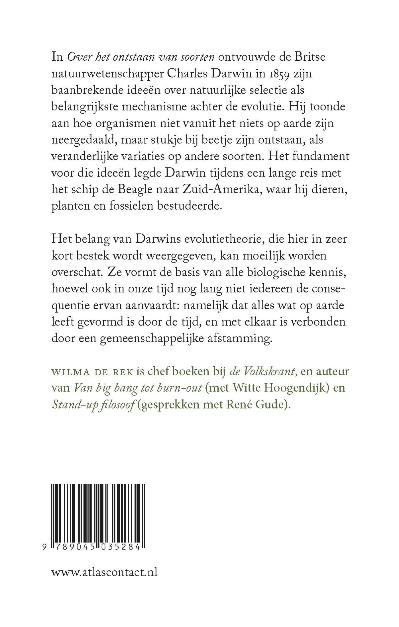Achterkant van De kleine Darwin