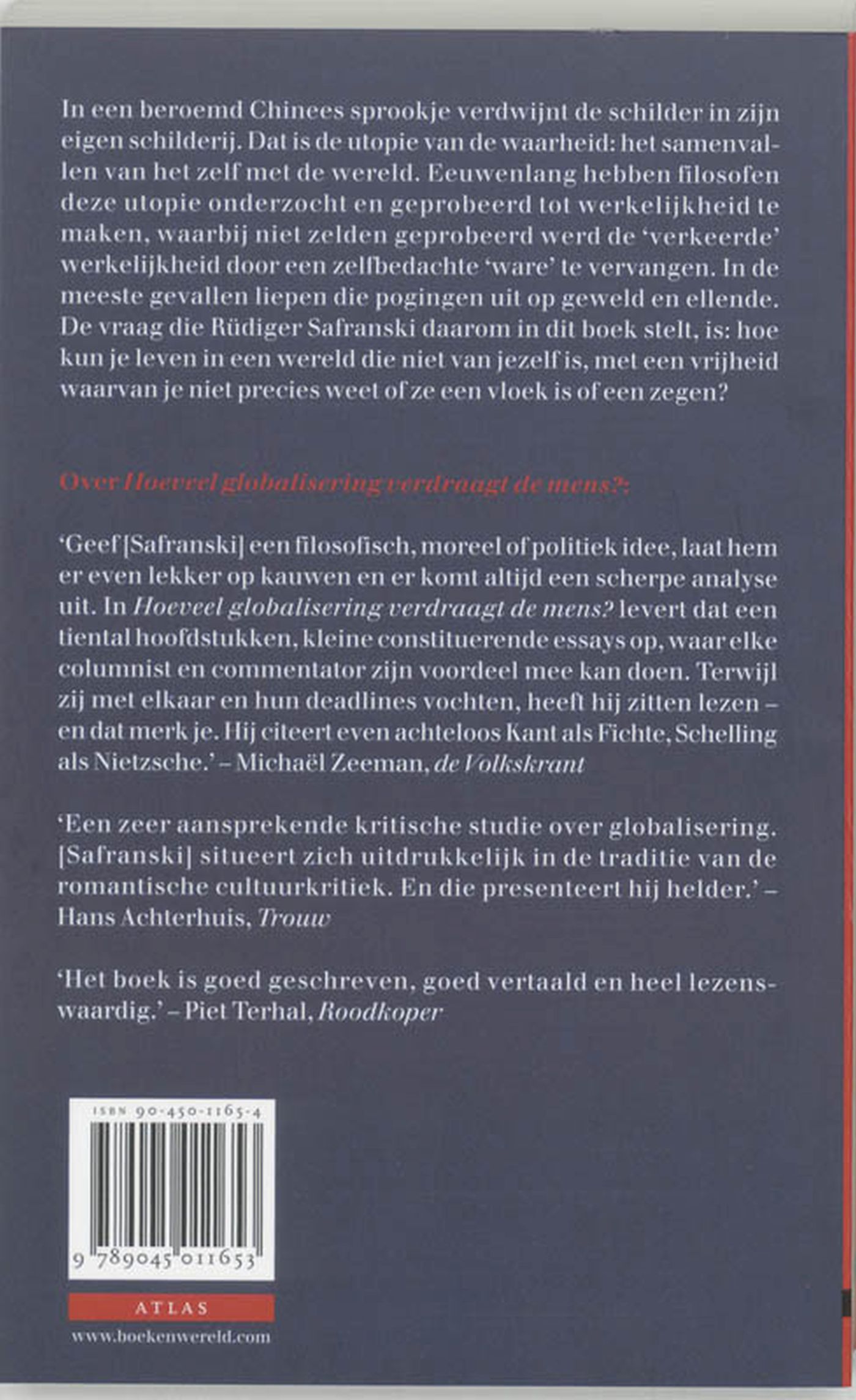 Achterkant van Hoeveel waarheid heeft de mens nodig?
