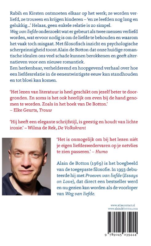 Achterkant van Weg van liefde