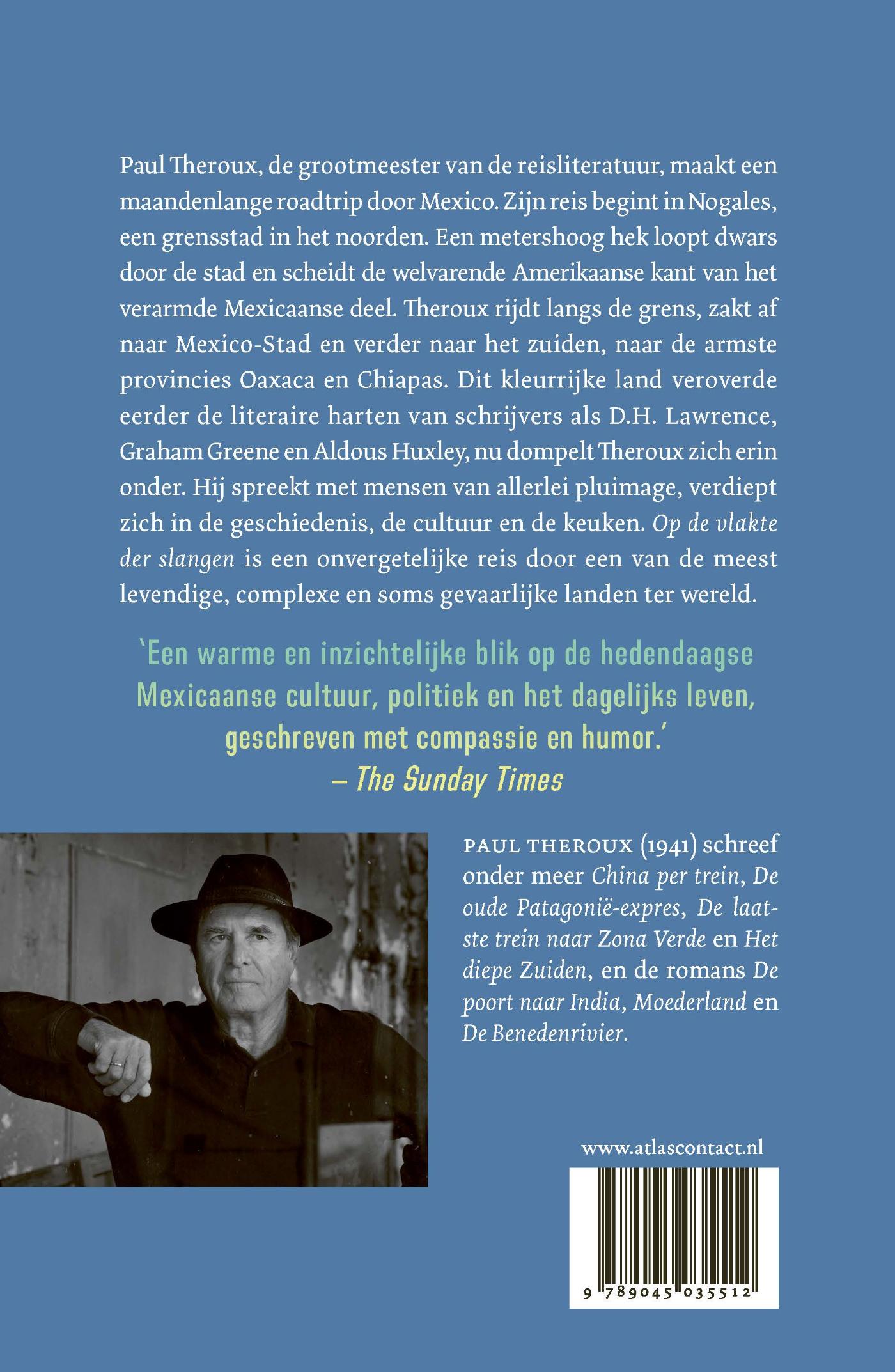 Achterkant van Op de vlakte der slangen