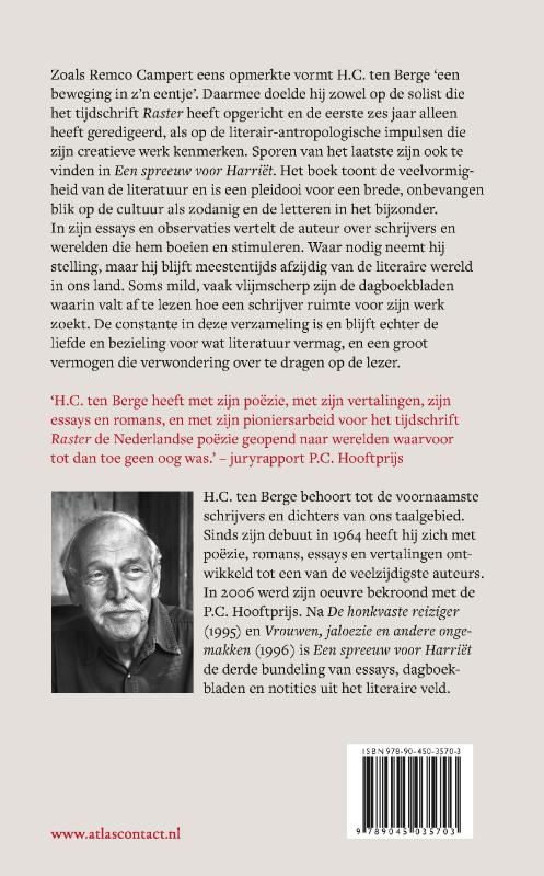 Achterkant van Een spreeuw voor Harriët