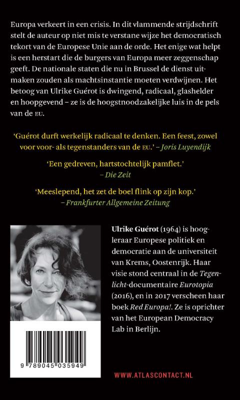 Achterkant van De nieuwe burgeroorlog