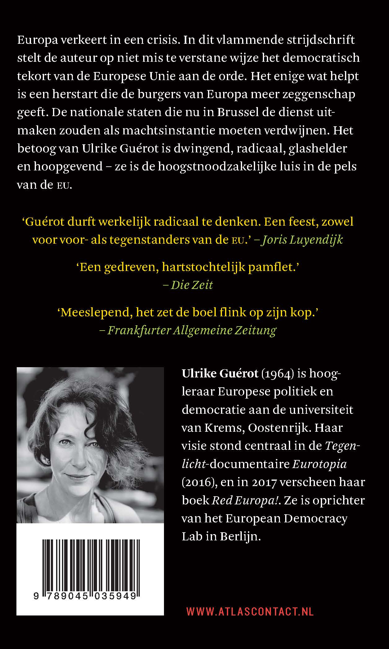 Achterkant van De nieuwe burgeroorlog