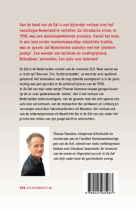 Achterkant van De Daf van mijn vader
