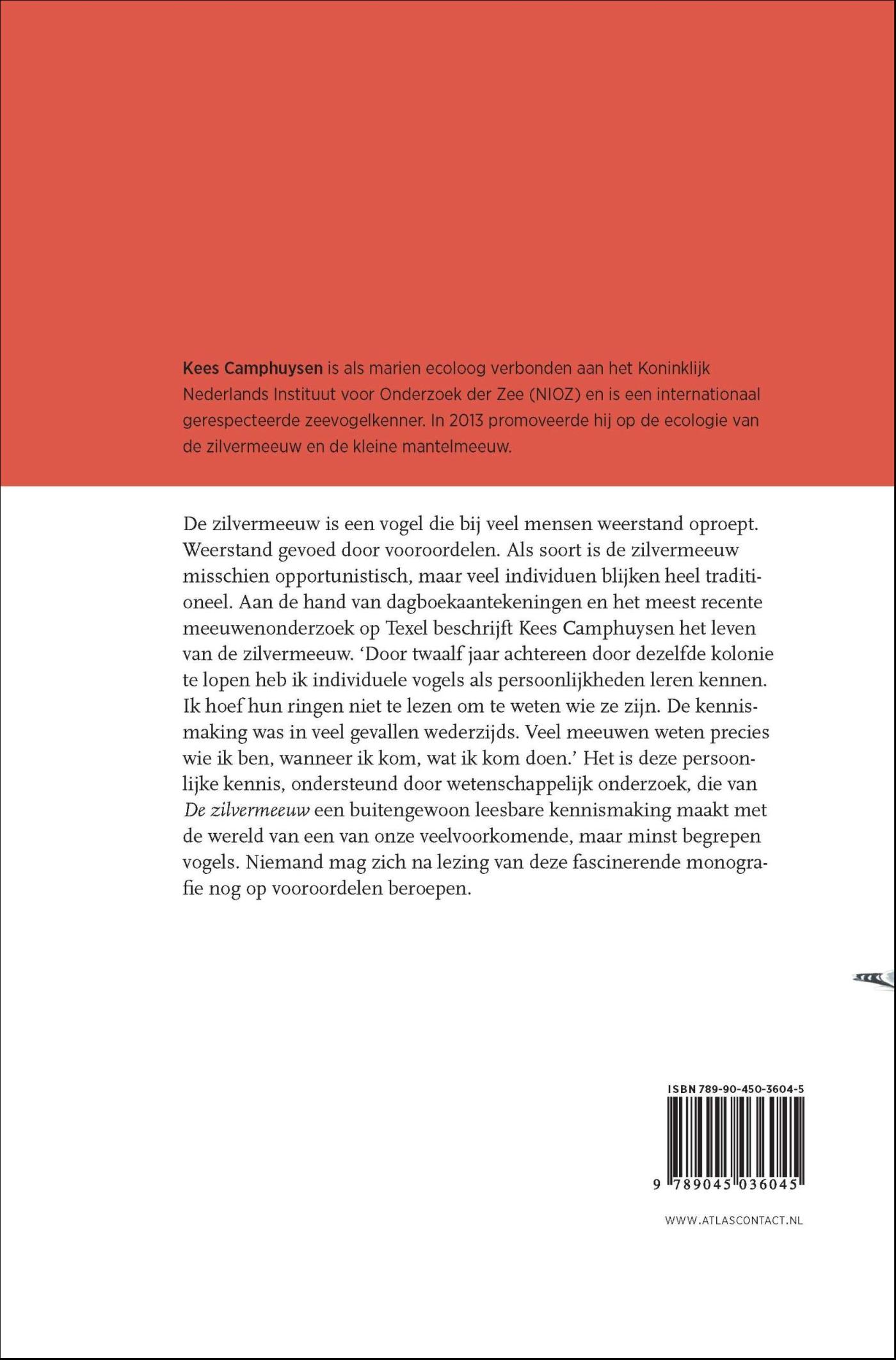 Achterkant van De zilvermeeuw