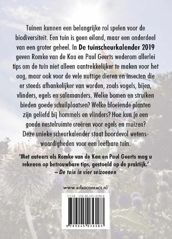 Achterkant van 2019