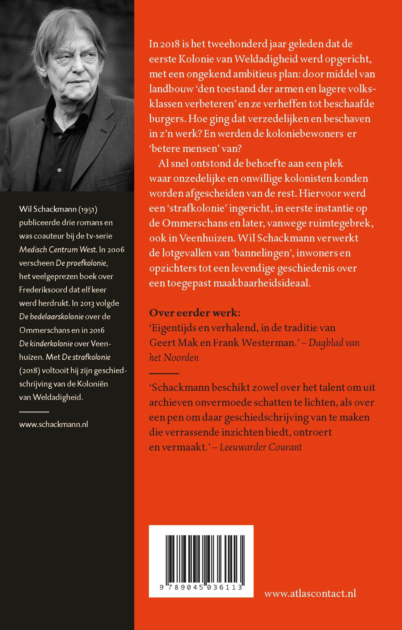 Achterkant van De strafkolonie
