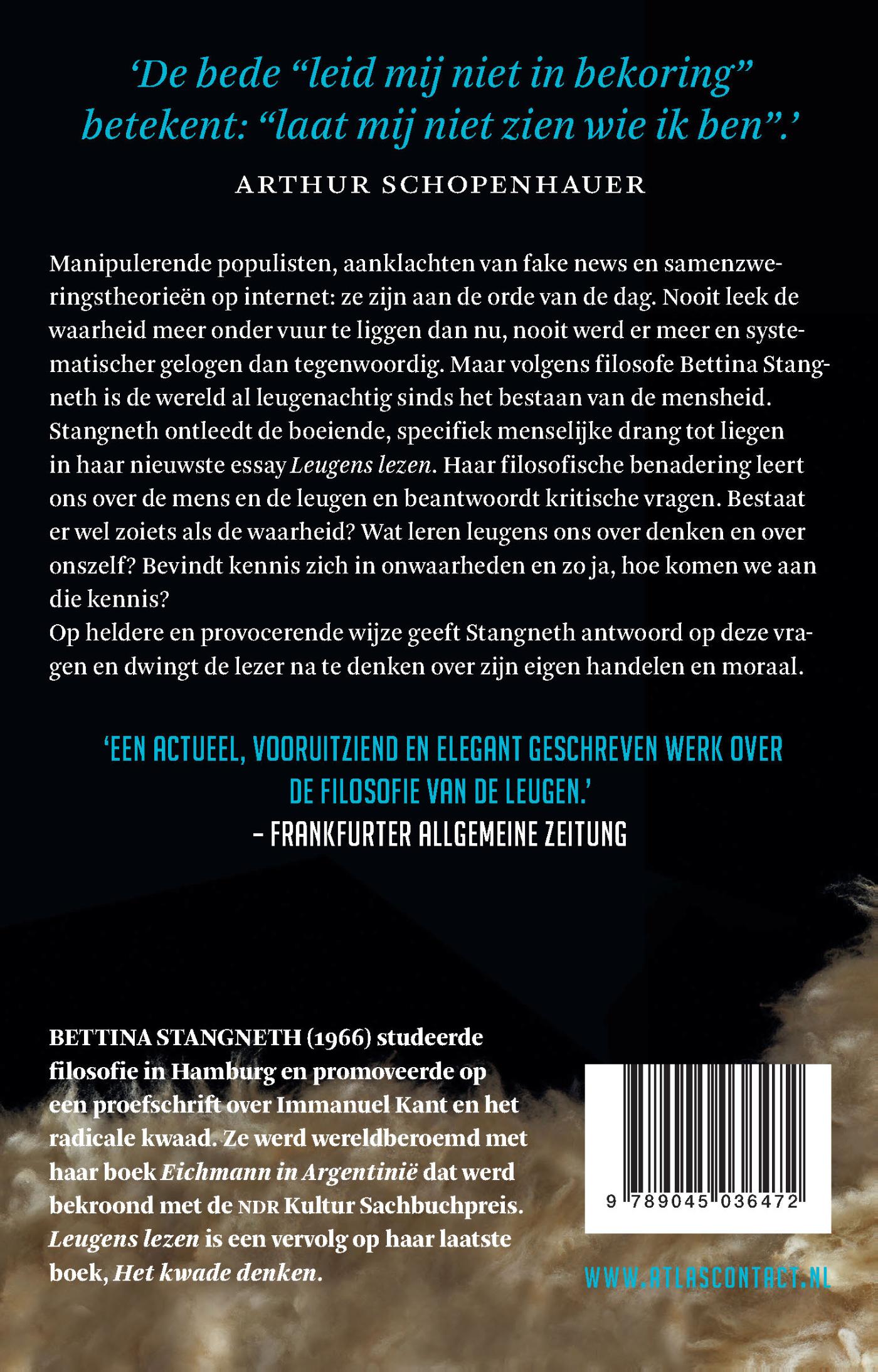 Achterkant van Leugens lezen