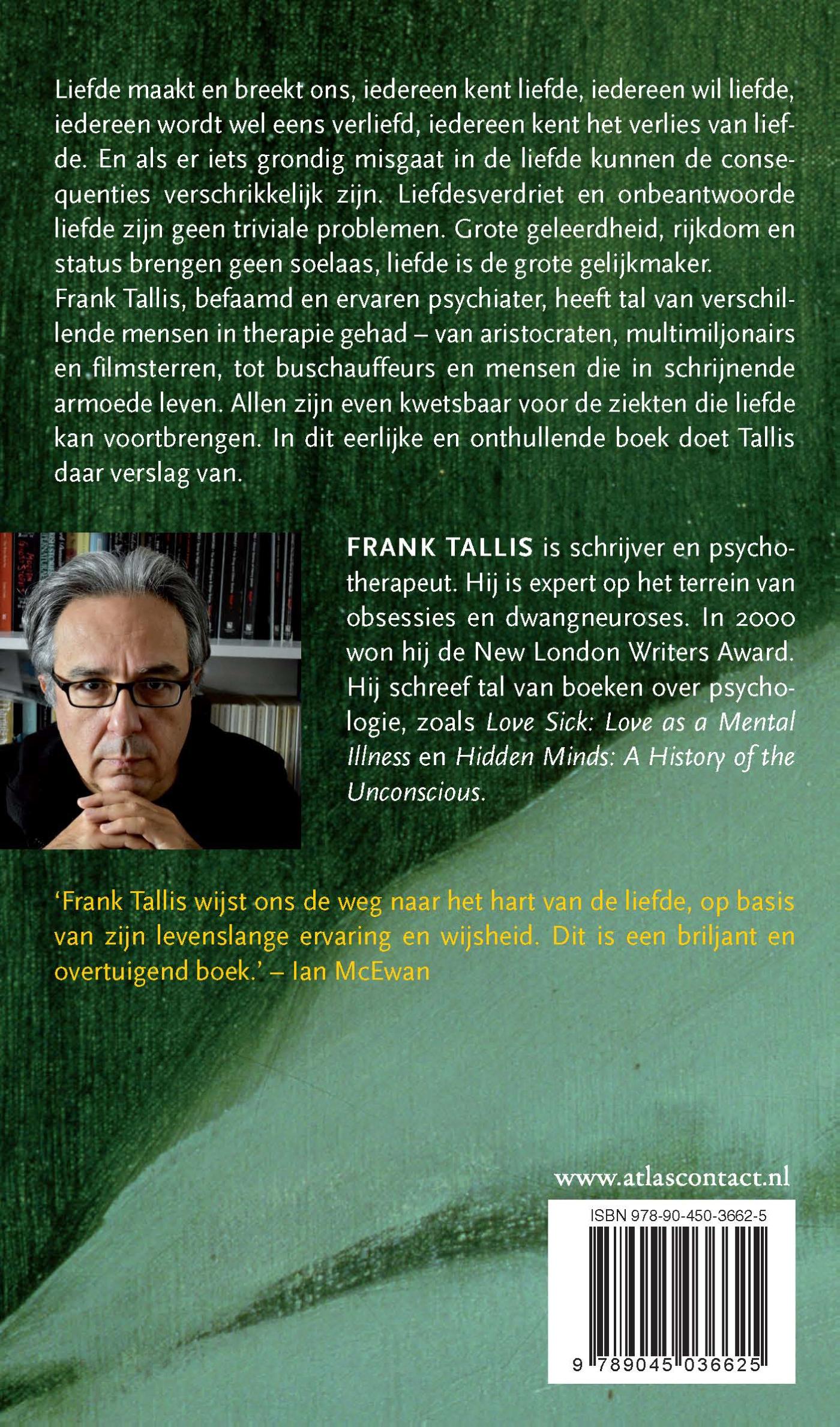Achterkant van De ongeneeslijke romanticus