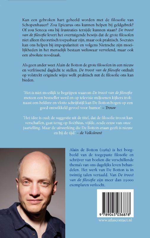 Achterkant van De troost van de filosofie