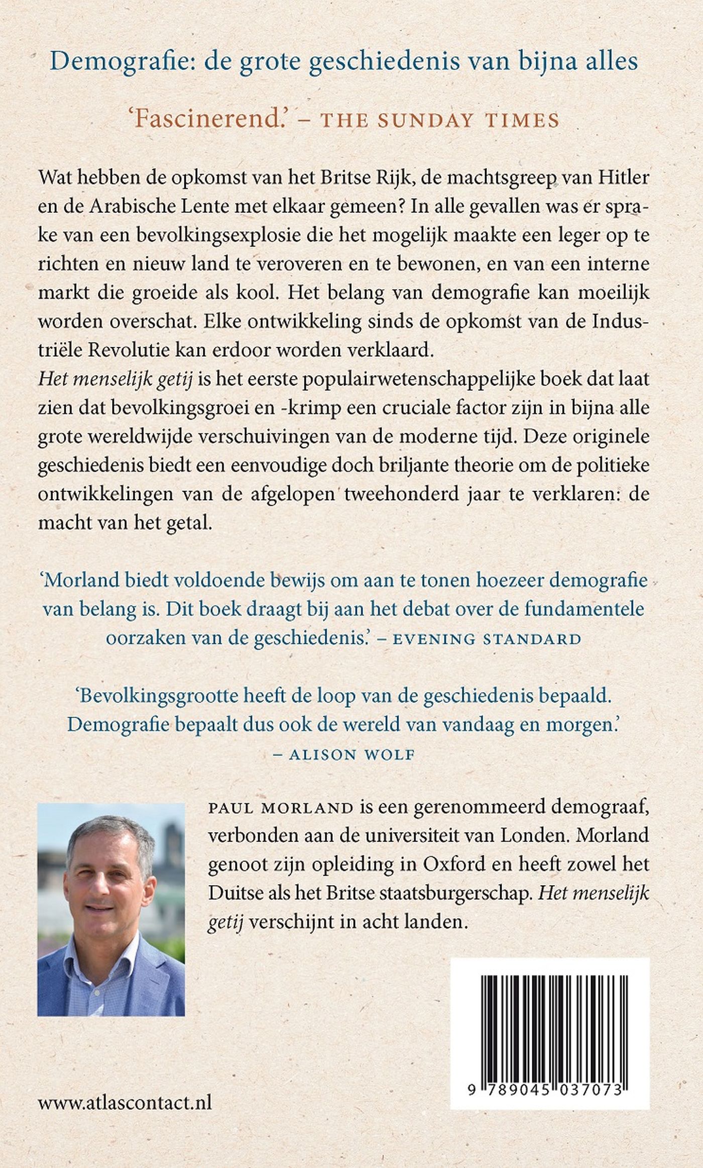 Achterkant van Het menselijk getij