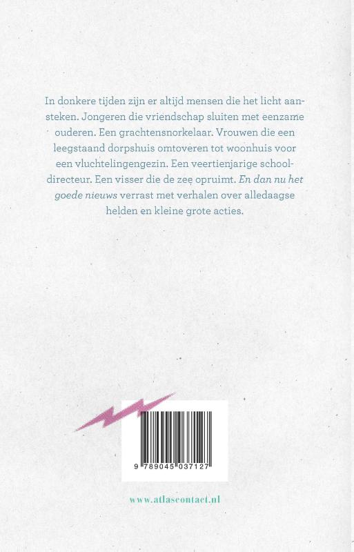 Achterkant van En dan nu het goede nieuws