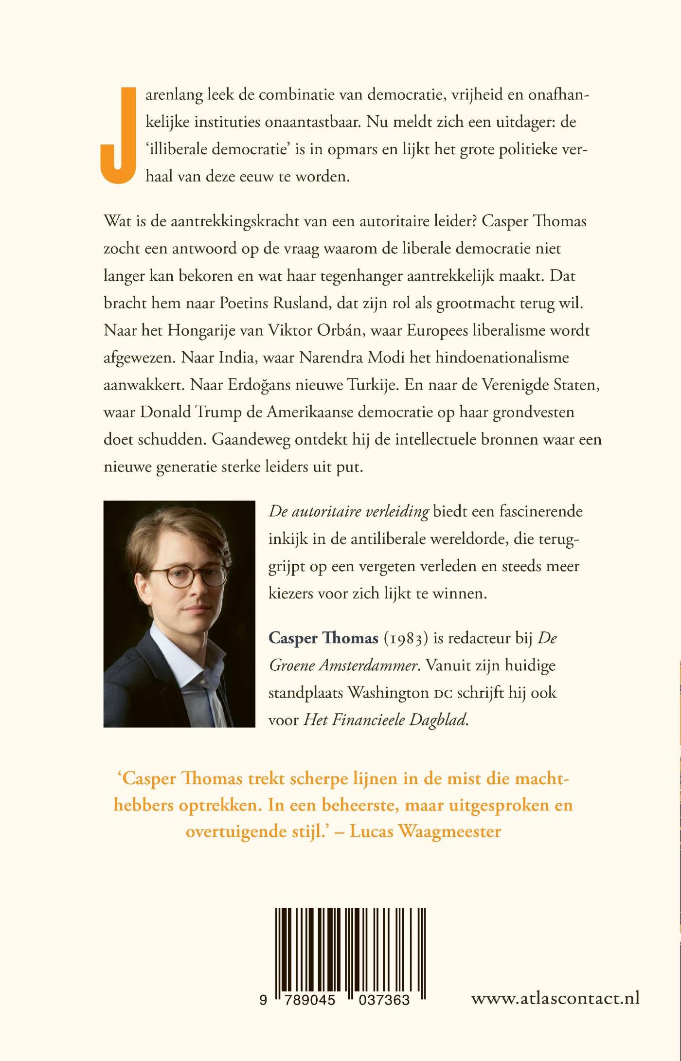 Achterkant van De autoritaire verleiding