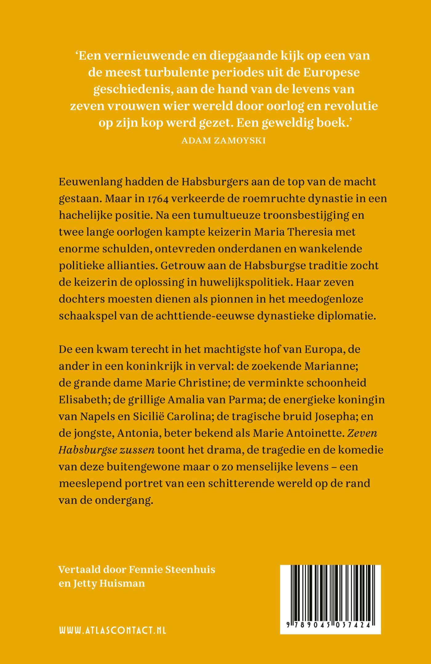 Achterkant van Zeven Habsburgse zussen