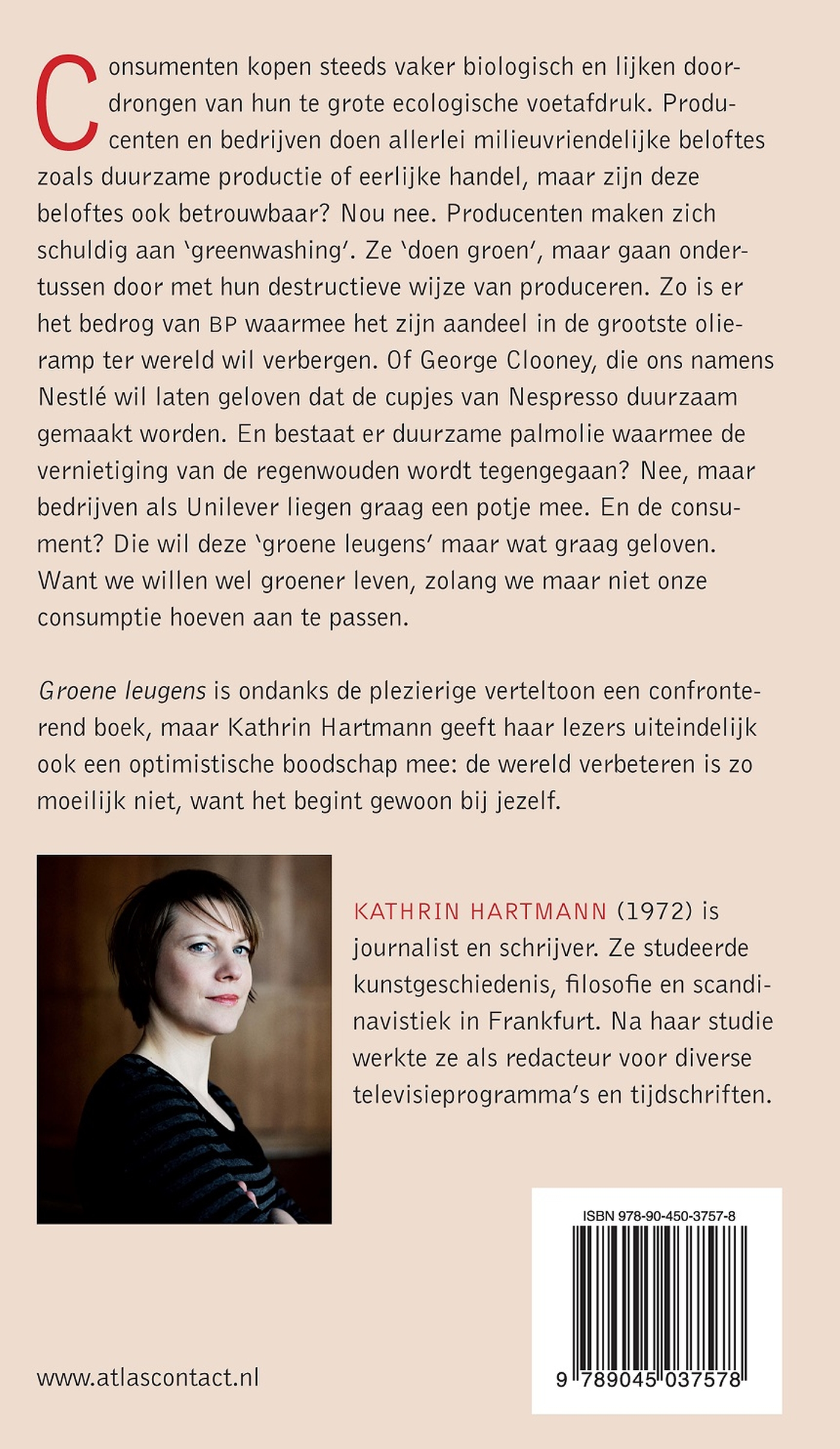 Achterkant van Groene leugens
