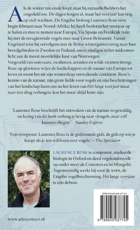 Achterkant van Het lange voorjaar
