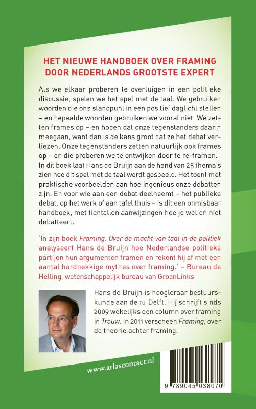 Achterkant van Handboek Framing