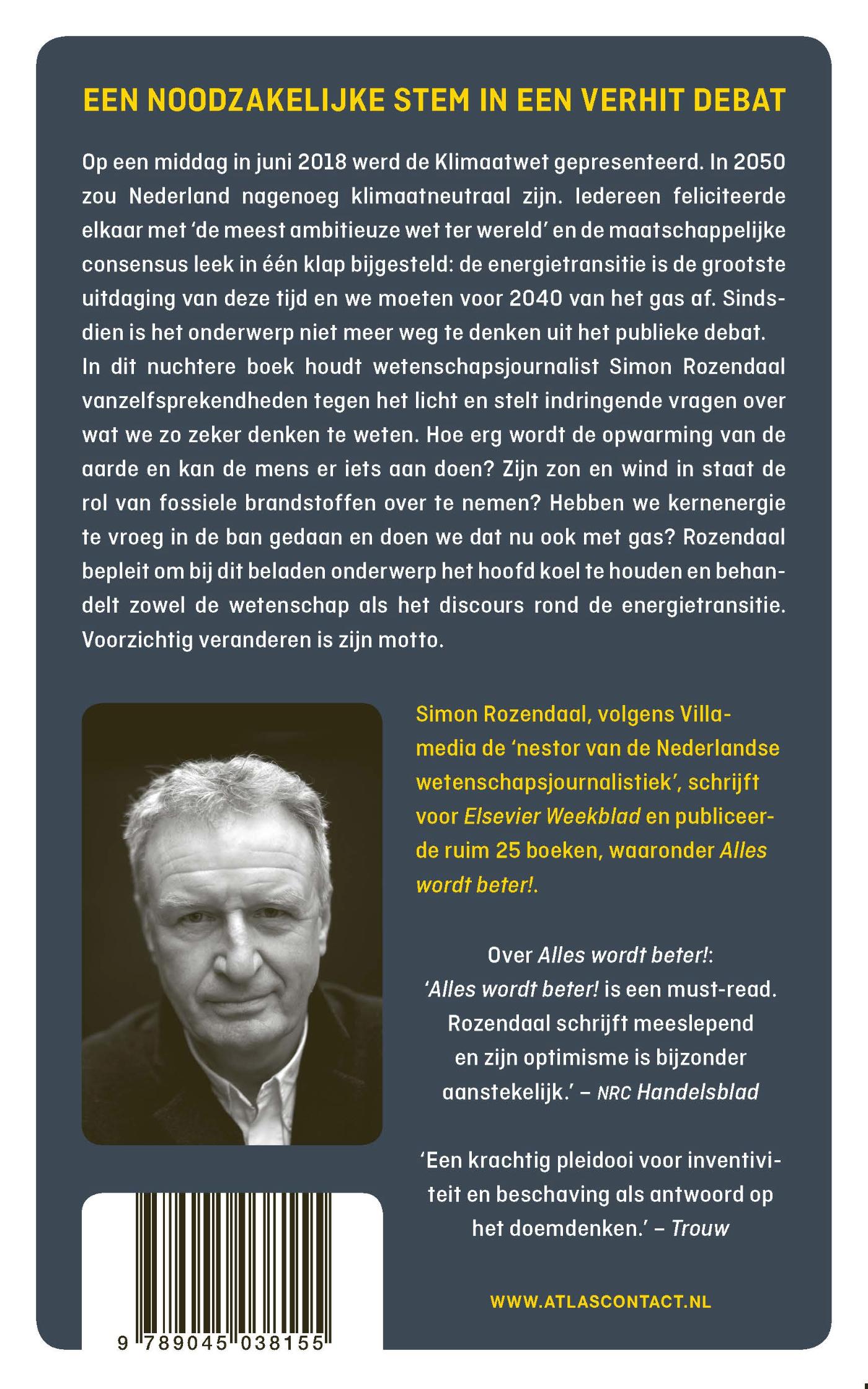 Achterkant van Warme aarde, koel hoofd