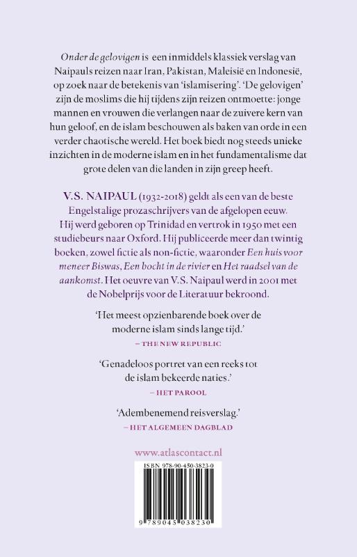 Achterkant van Onder de gelovigen