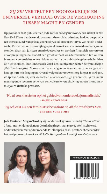 Achterkant van Zij zei